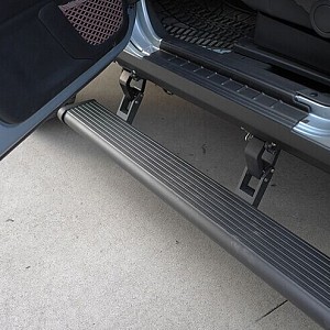 Picture of 4 Door Electronic rock sliders Side Steps With blue LED under lights
