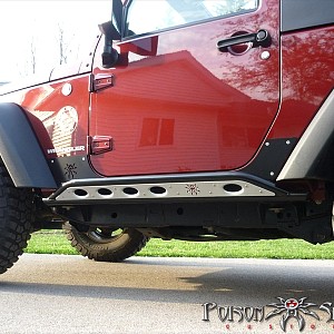 Picture of 2 Door PS Style rock sliders Running Board Side Steps