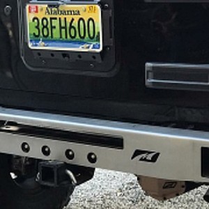 Picture of stubby Rear Bumper With Towing Hook