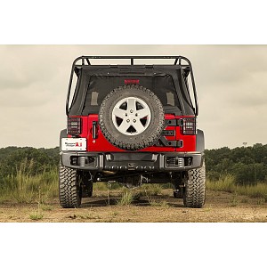 Picture of Rugged Ridge Spartacus Style Rear Bumper Bar with Recovery Points