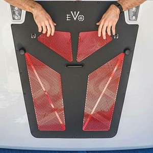 Picture of EVO Style Bonnet Heat Reduction Hood Vent Black