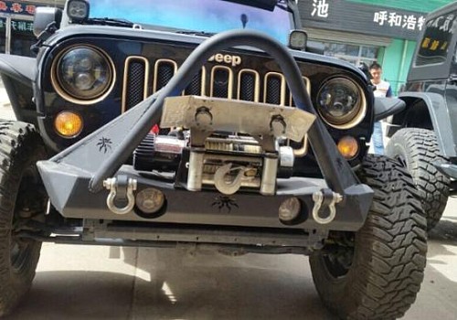 Photo of JW0341 Poison Spyder Style Steel Front Winch Bull Bar