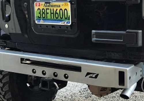 Photo of stubby Rear Bumper With Towing Hook