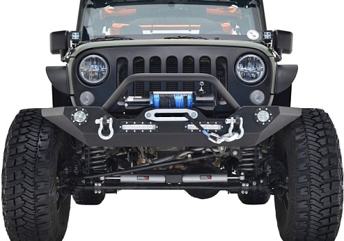 Photo of JW0272 Style Steel Front Winch Bull Bar with LED lights