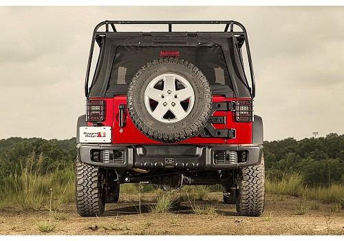 Photo of Rugged Ridge Spartacus Style Rear Bumper Bar with Recovery Points