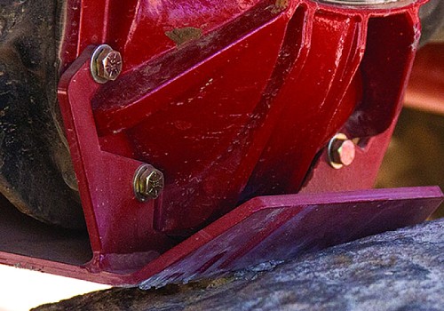 Photo of Rancho rockGEAR Rear Differential Glide Plate - Red
