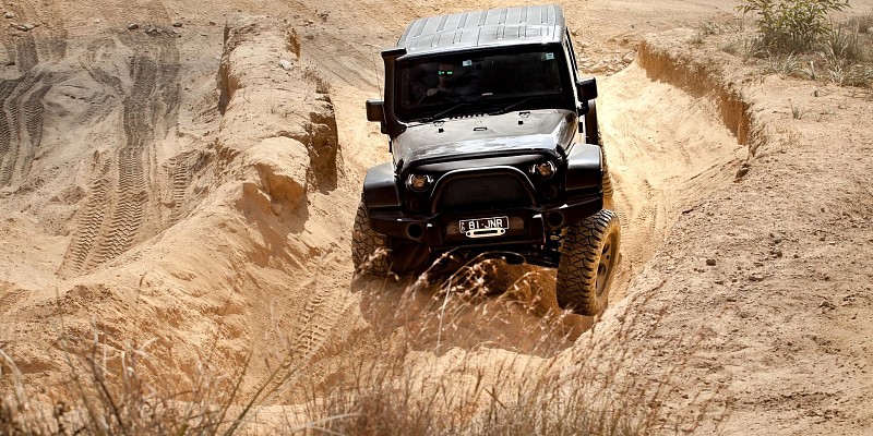 Jeep Wrangler Unlimited Sport 2012 Off-Road Photo